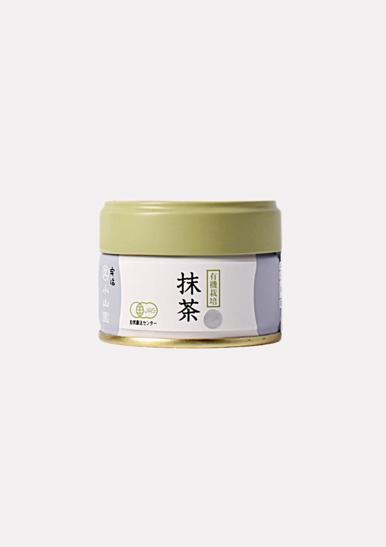 Matcha Pulver Dose silber JAS BIO 20 gr