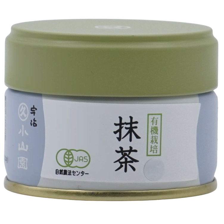 Organic Matcha powder tin silver JAS BIO