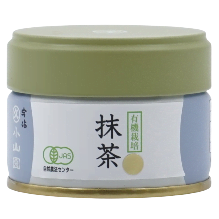 Matcha Pulver Dose Gold klein JAS