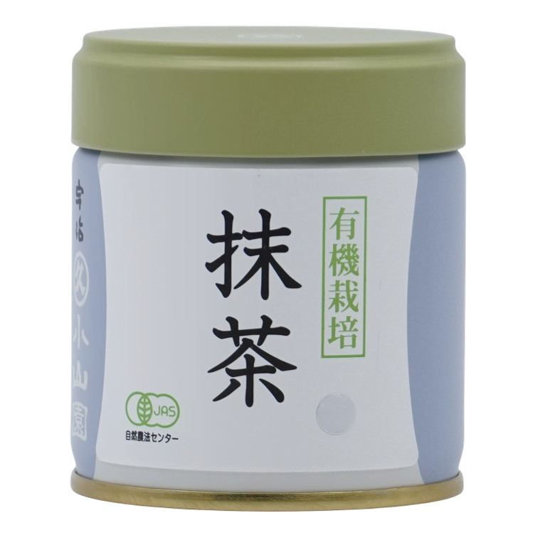 Organic Matcha powder tin silver JAS BIO
