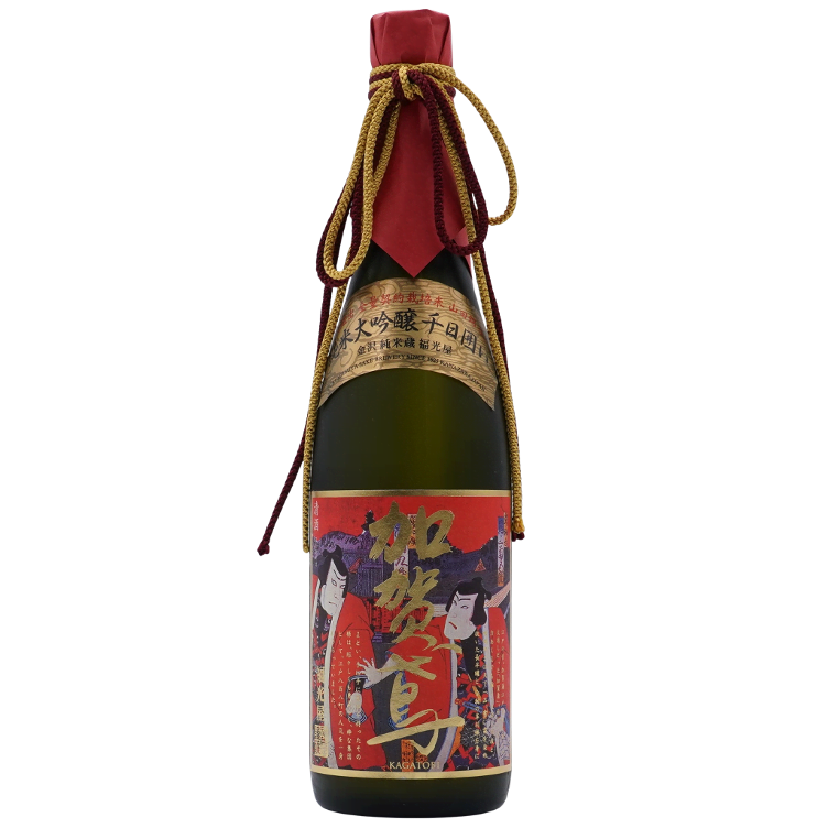 Fukumitsuya Kagatobi Junmai Daiginjo Nishikie Koshu red
