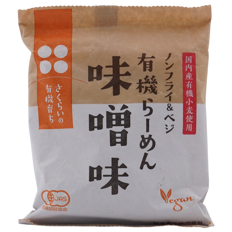 Instant ramen miso flavour JAS BIO