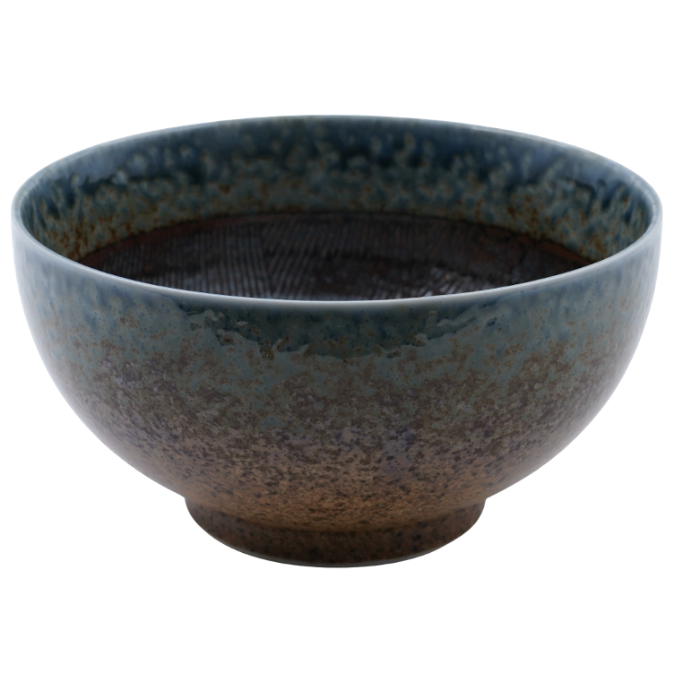 Bowl for salad soup-Donburi folk art