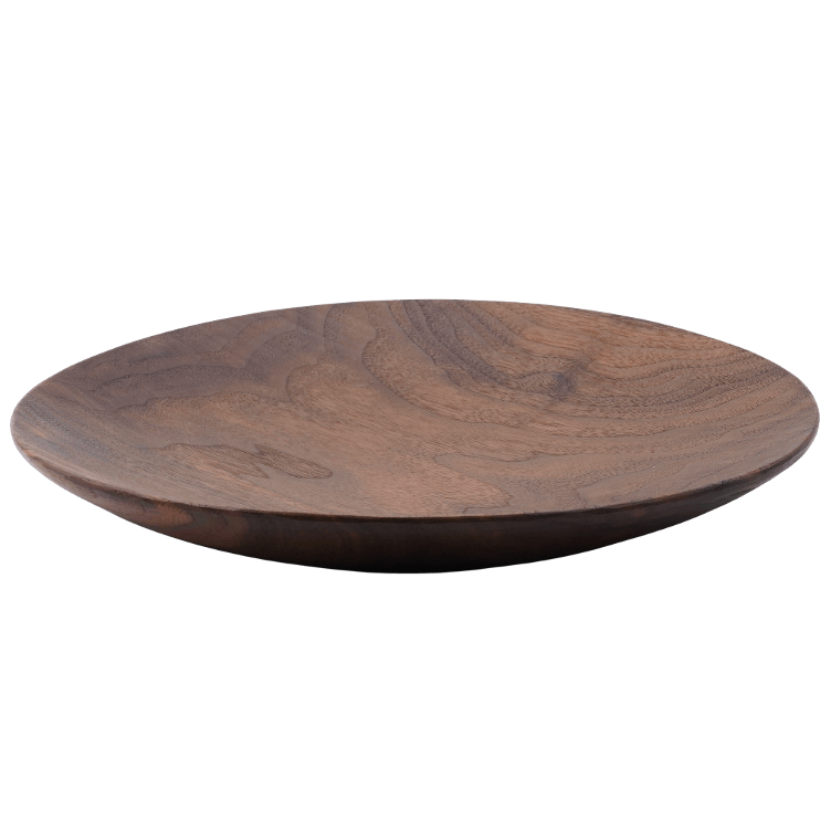 Furui Sazanami Bowl round large Walnut