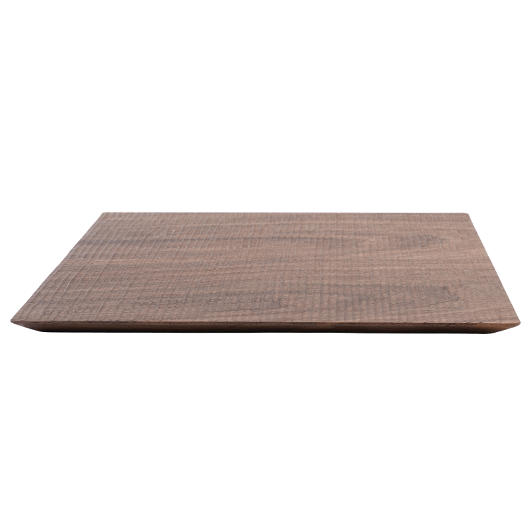 Furui Sazanami Plate quadrat Baumnuss