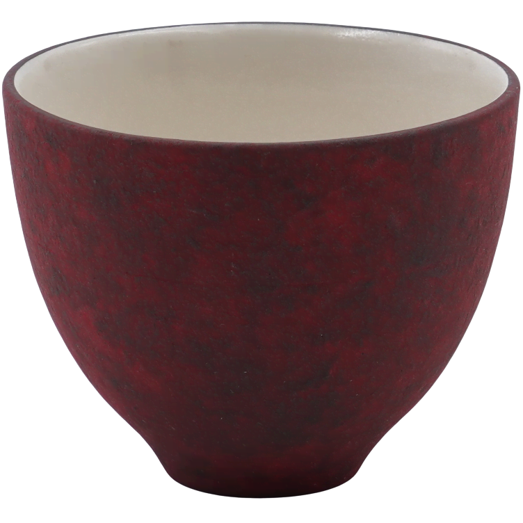 Okazaki tea cup, red / white