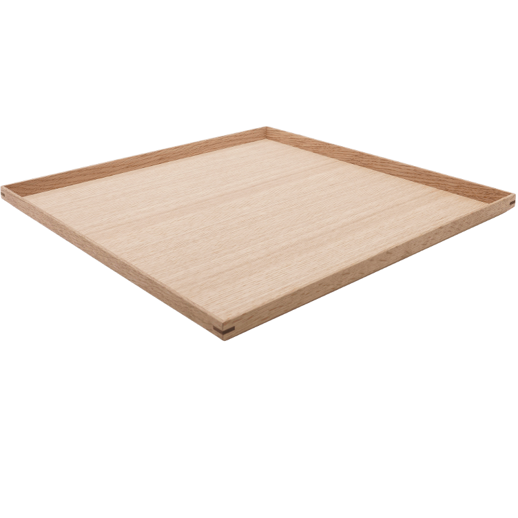 Holz Teller viereckig