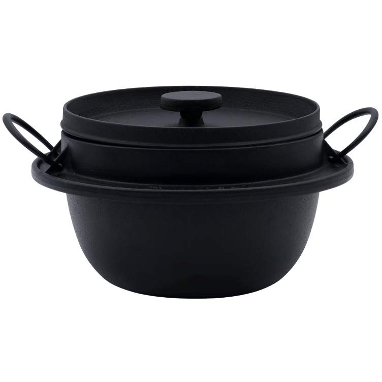 Iwachu iron pot Tetsukama rice pot