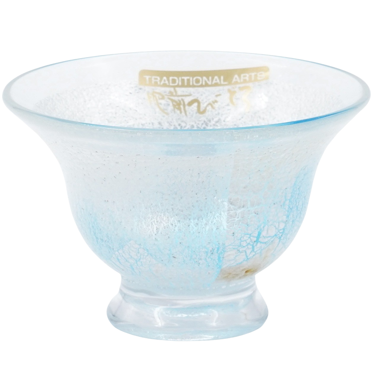 Ginsai Sake glass Chiyoguchibuki