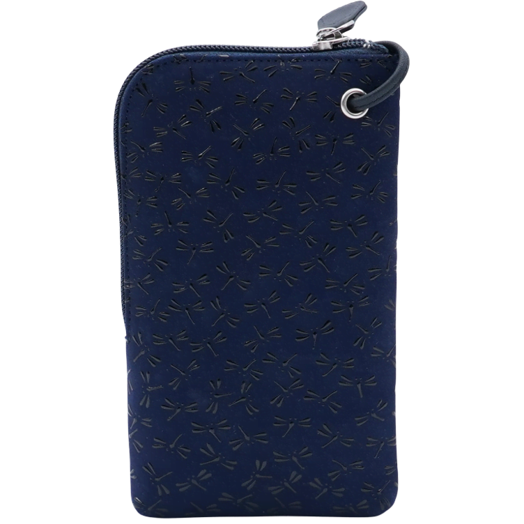 Inden Handy Tasche blau Libelle
