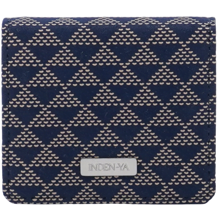 Inden Münztasche F blau Waagewelle