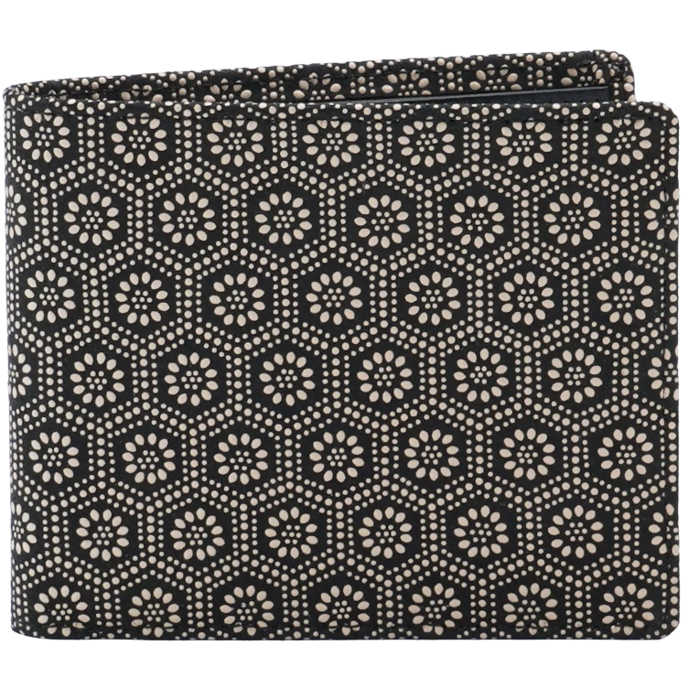Inden wallet black Kiko-Hexagon
