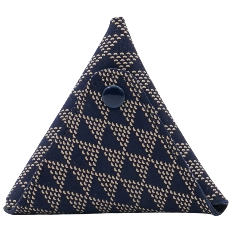 Inden Coin purse nami-uroko-wave