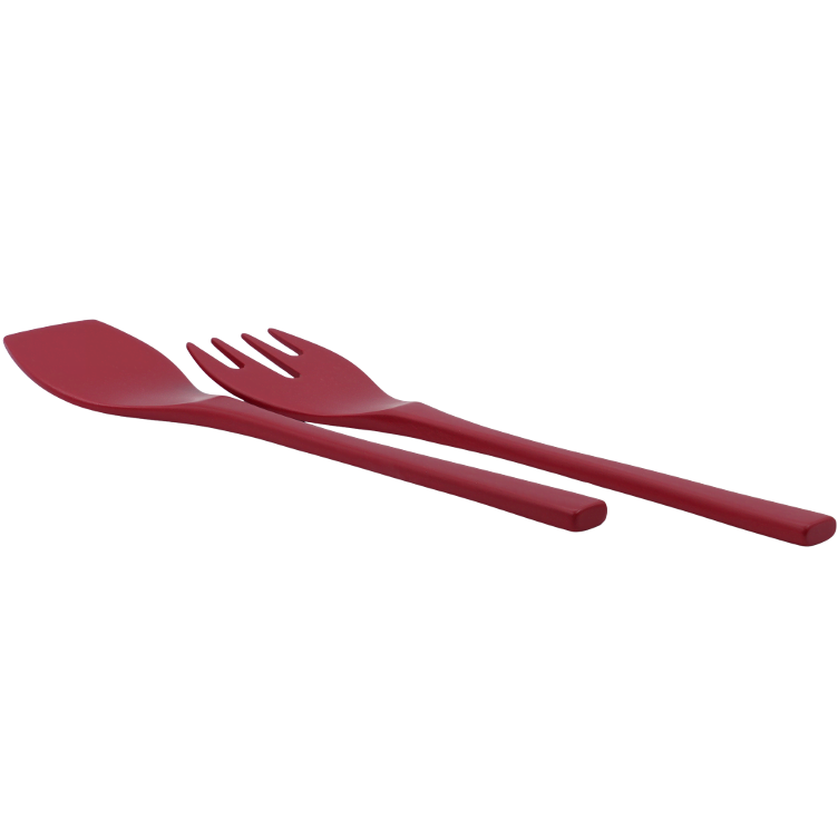 Kai-kobo Salad servers Bamboo 801 red