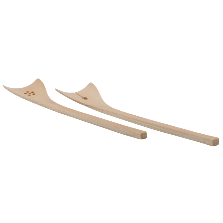 Kai-kobo Salad servers Bamboo natural ichou