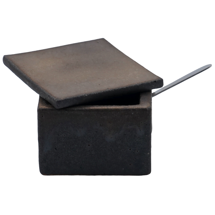 Okuda spice bowl small square colour gold