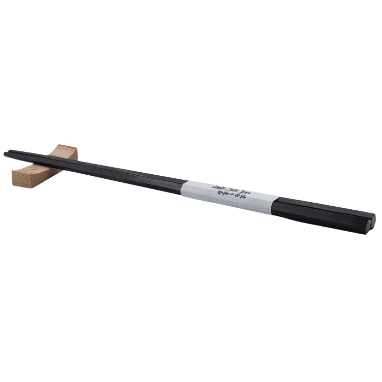 Gokaku Chopsticks pentagonal black pressed wood