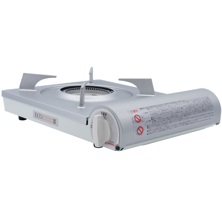 Gasbrenner Iwatani weiss / silber