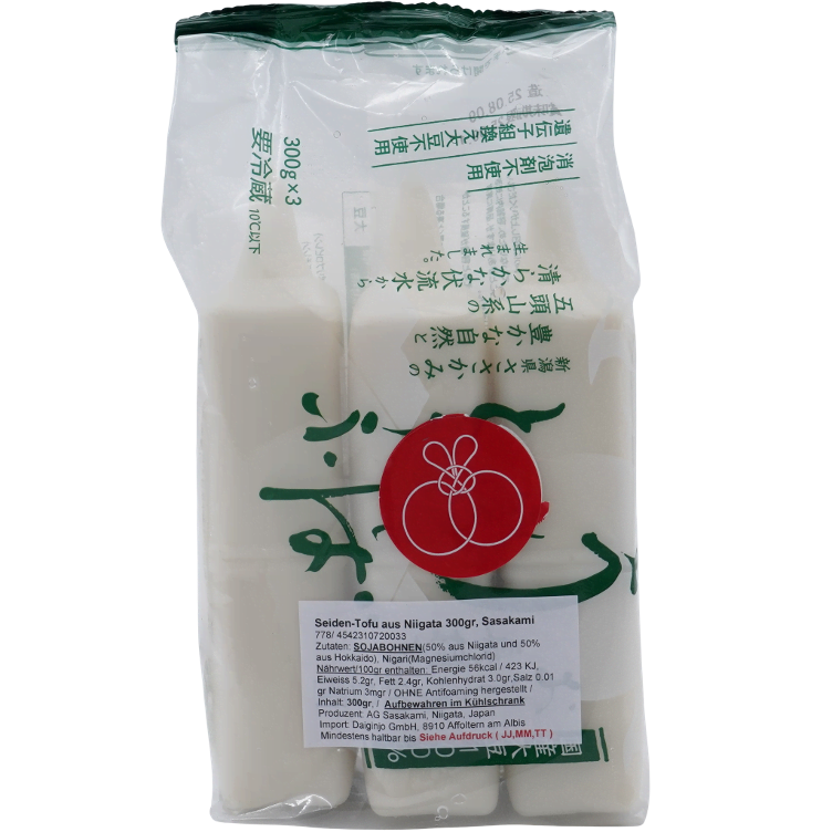 Seiden Tofu aus Niigata 3 x 300 gr