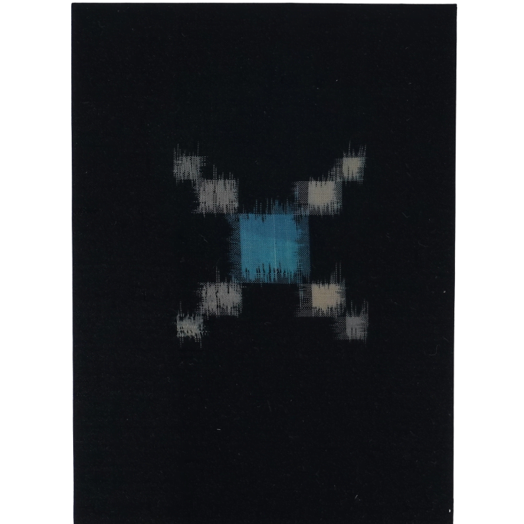 Geeting card Handmade JP Silk