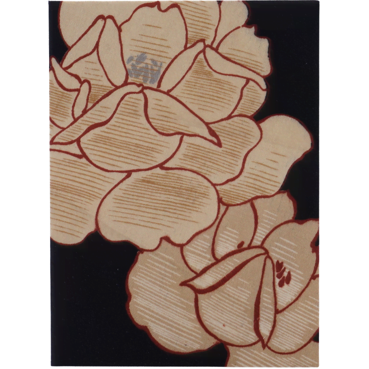 Geeting card Handmade JP Silk