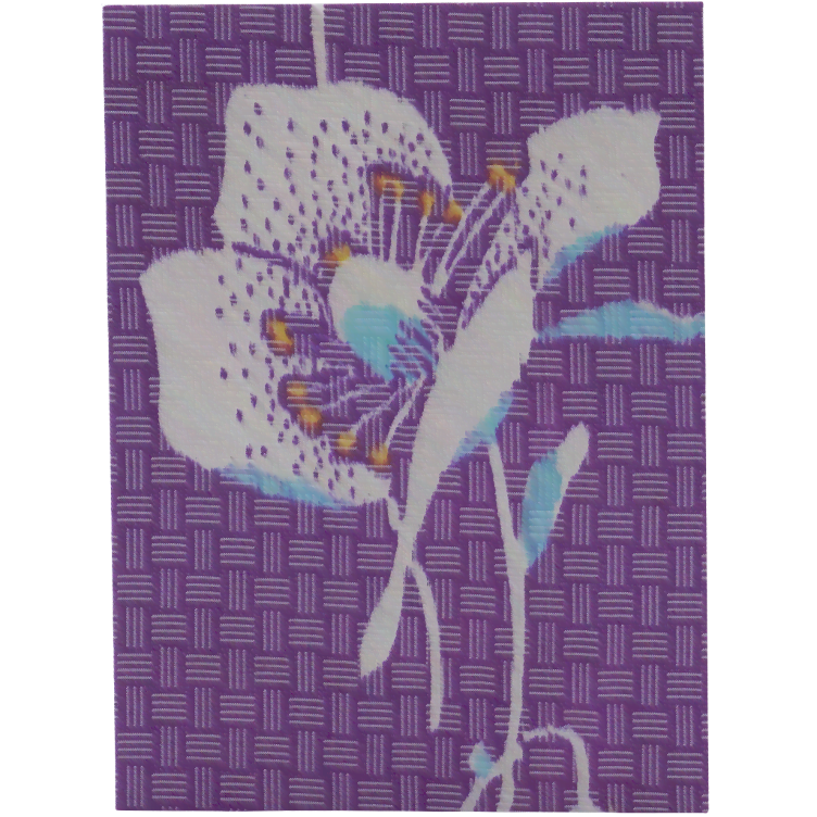 Geeting card Handmade JP Silk