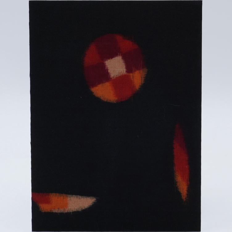 Grusskarte Handgemacht JP Seide