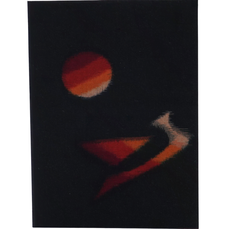 Geeting card Handmade JP Silk