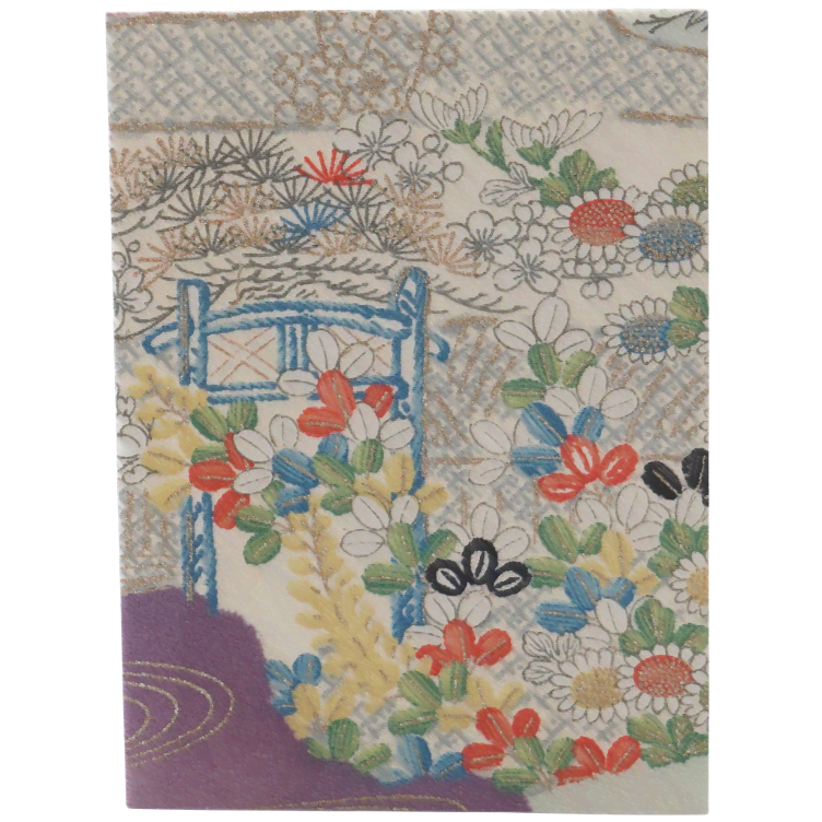 Geeting card Handmade JP Silk