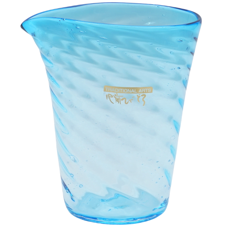 Asagi Sake jug / pourer out of glas