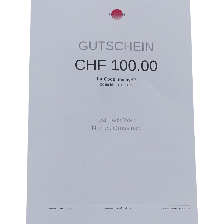 Gutschein 300.- CHF