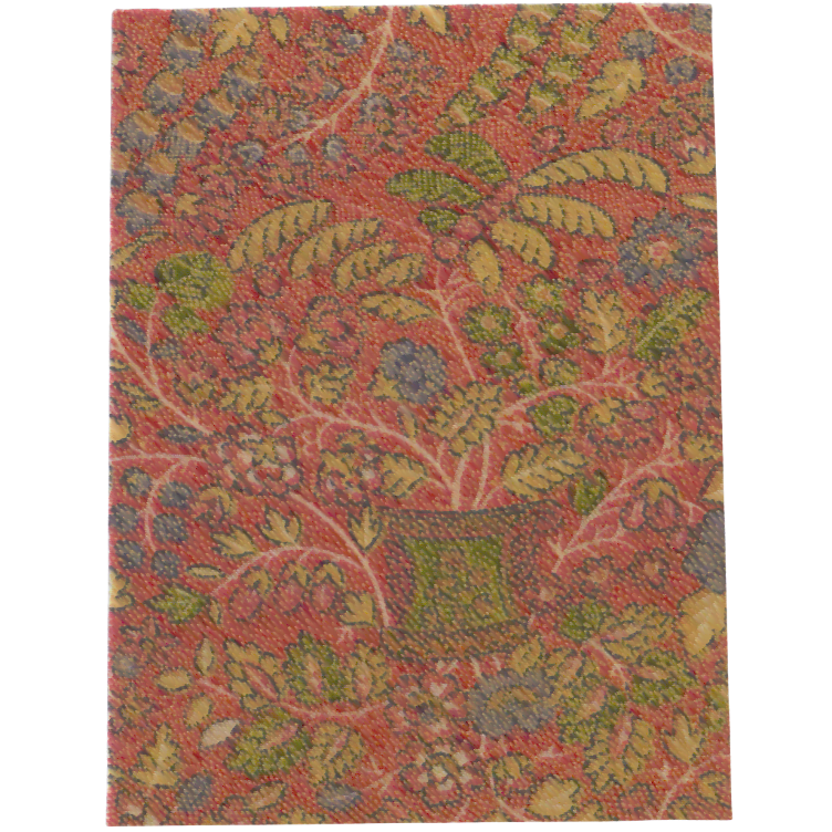 Grusskarte Handgemacht JP Seide