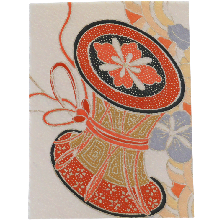 Geeting card Handmade JP Silk