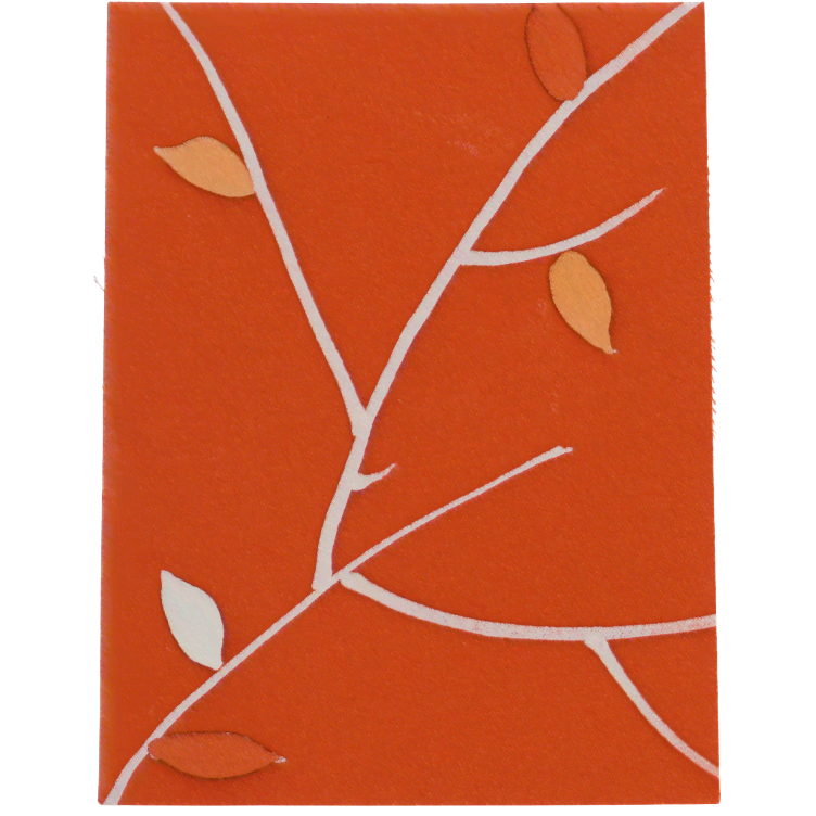 Geeting card Handmade JP Silk