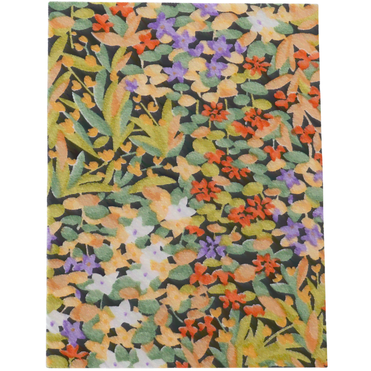 Grusskarte Handgemacht JP Seide