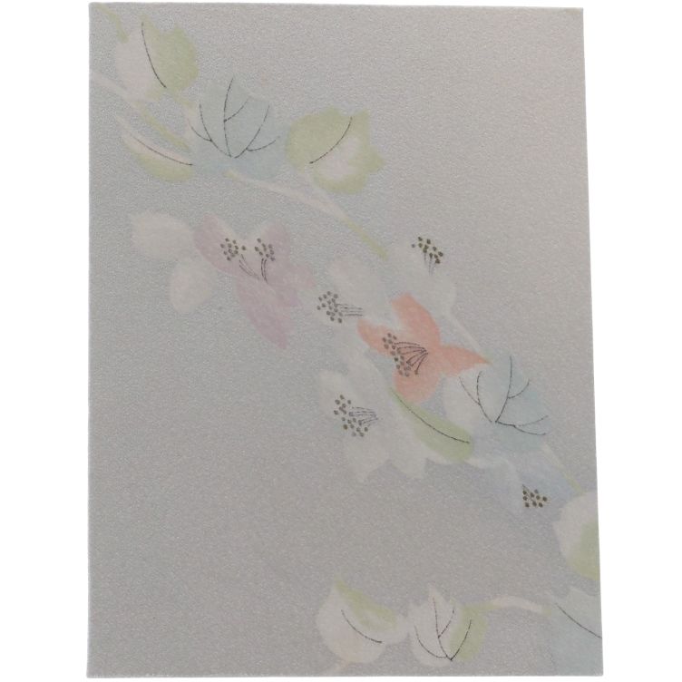 Geeting card Handmade JP Silk