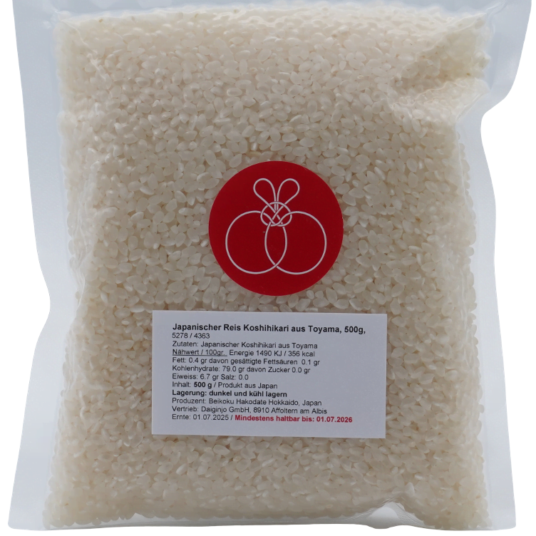 Japanese KOSHIHIKARI Reis from Toyama