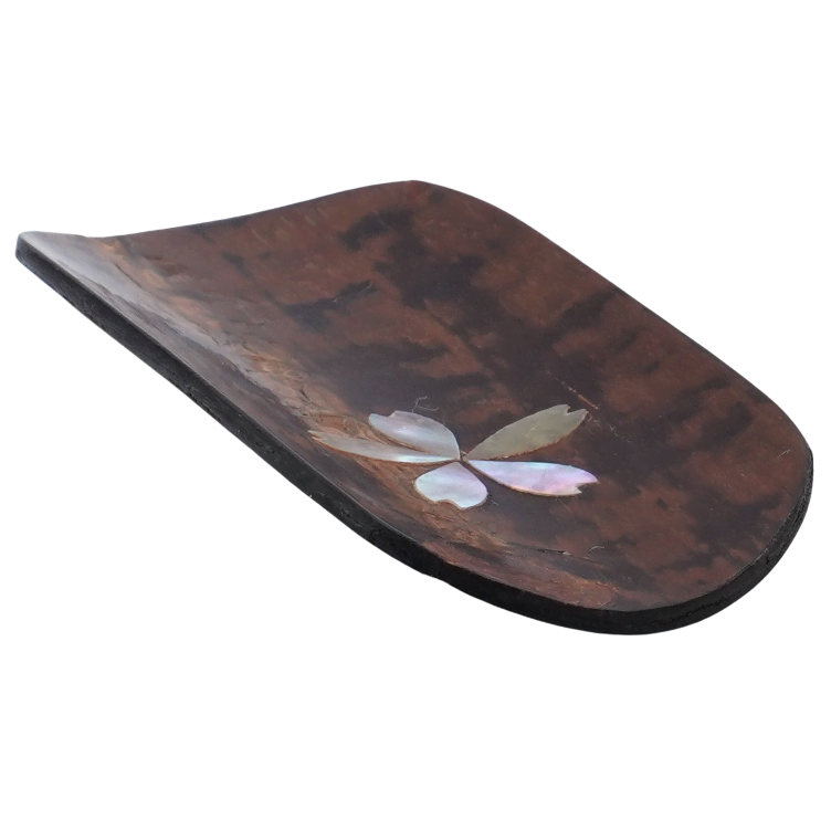 Teelöffel traditionell aus Kirschrinde Perlmutt