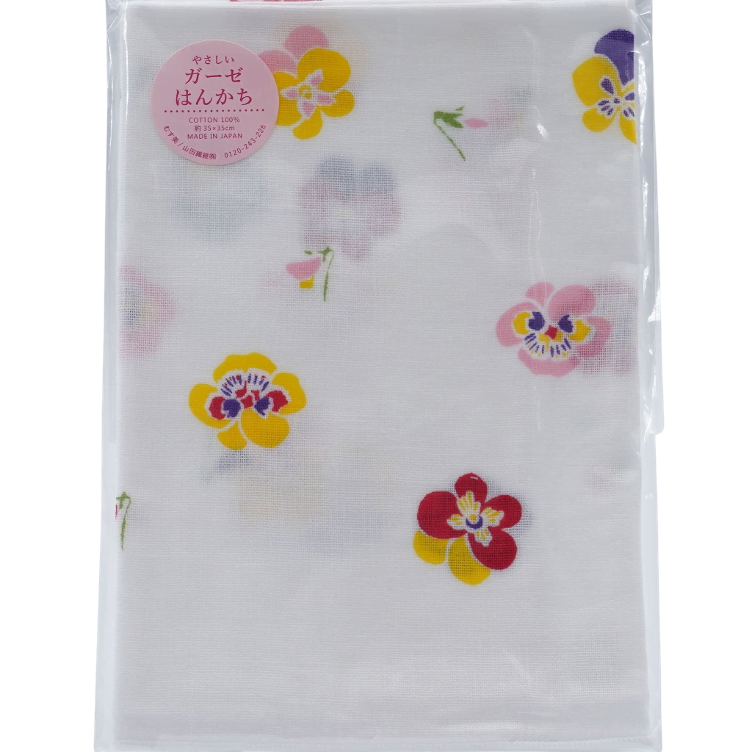 Handkerchief Gauze Pansy