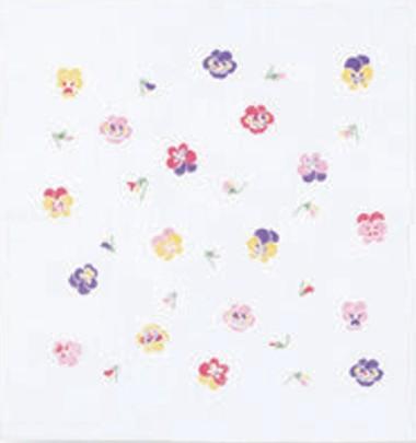 Taschentuch Gauze Stiefmütterchen