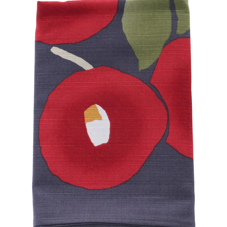 Furoshiki Tsubaki cloth grey