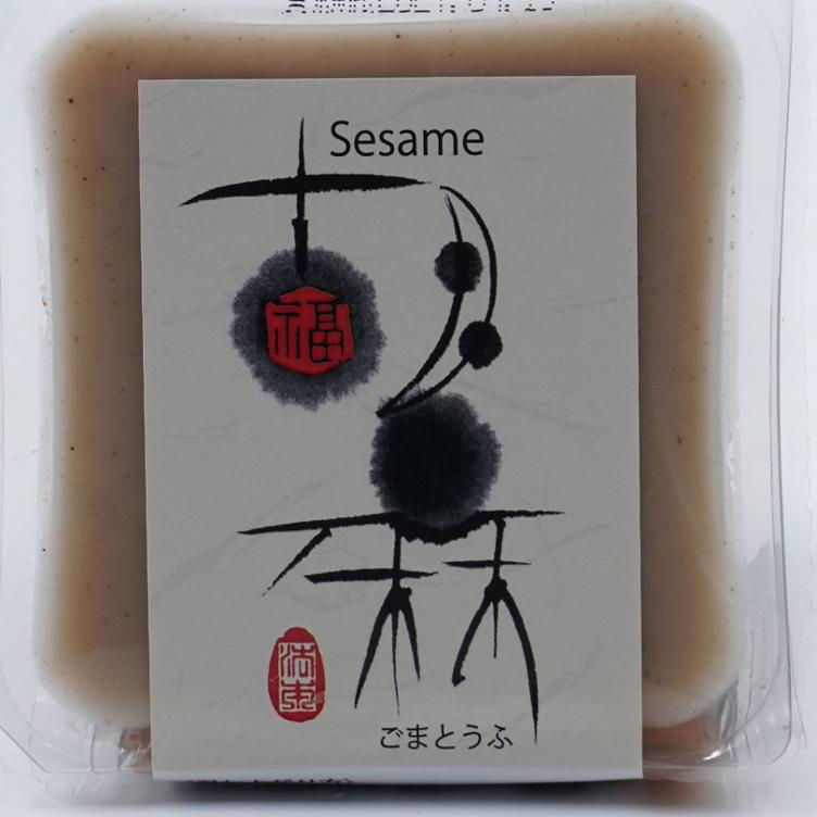 Sesam *Tofu* weiss mit Sauce