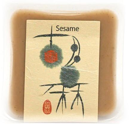 Sesam *Tofu* white with Sauce