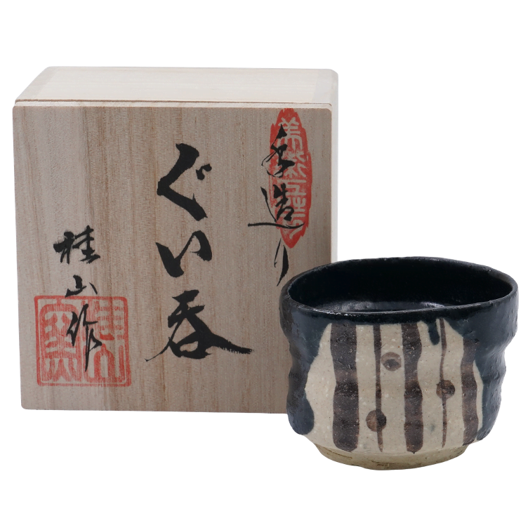 Sake Mug Kurooribe Guinomi