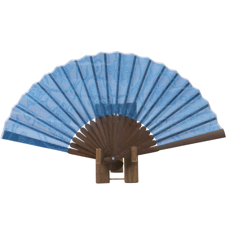Kimono Silk Fabric Handfan