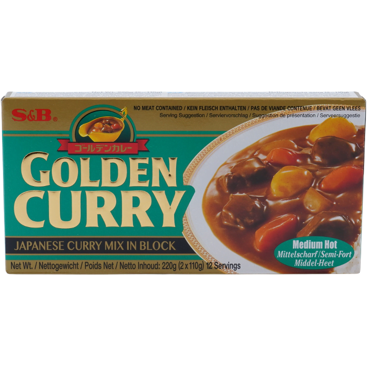 Golden Curry Japan Mix Medium Hot