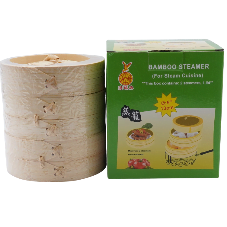 Bambus- Bamboo, Steamer 3-Teilig