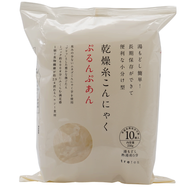 Konnyaku noodles-Prun puan dried