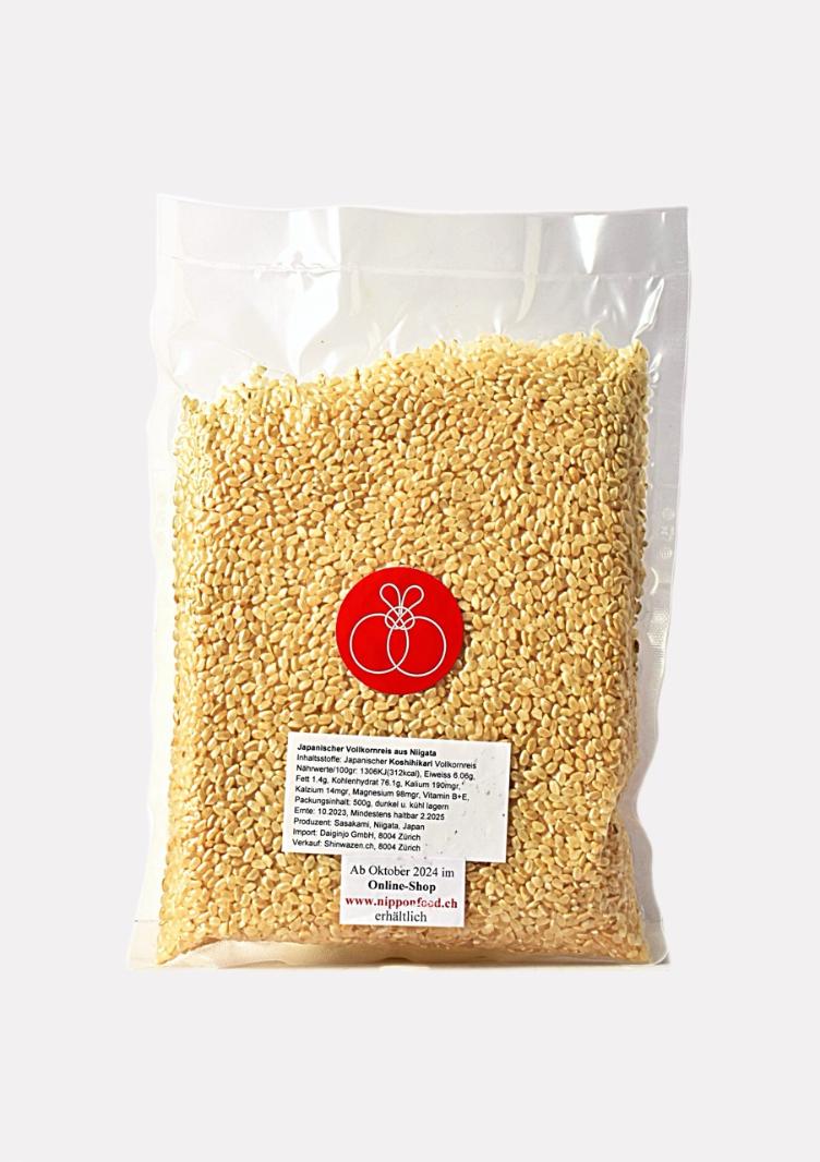 Wholegrain rice Niigata 50% JAS BIO