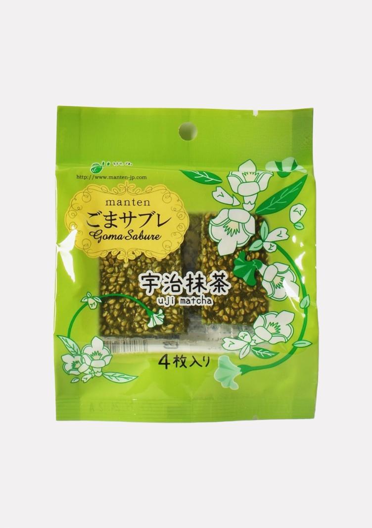 Sesamgebäck mit Matcha 4 Stk